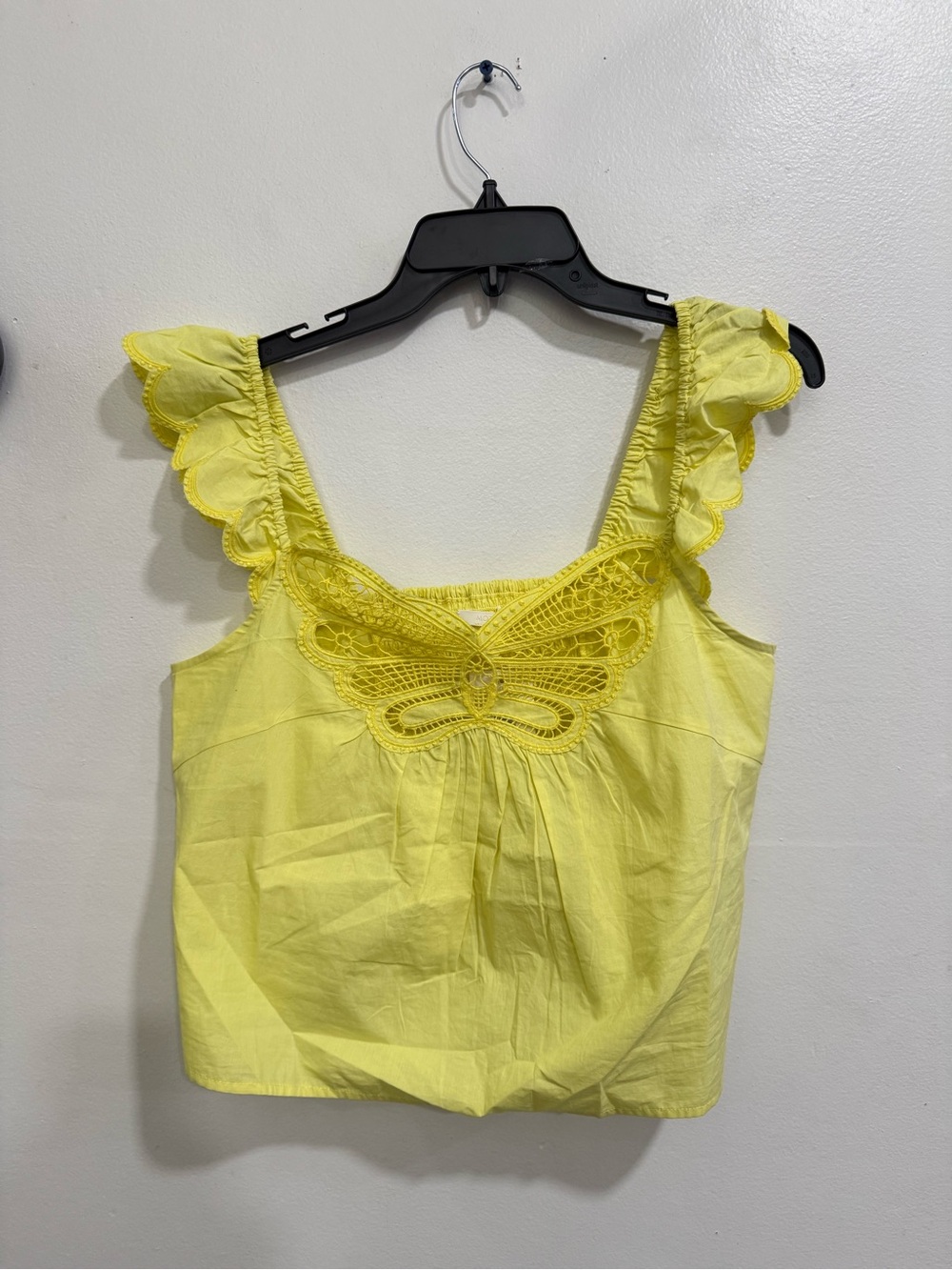 NEW Mother The Butterfly Tank in the "Wing It" yellow color. Size Large